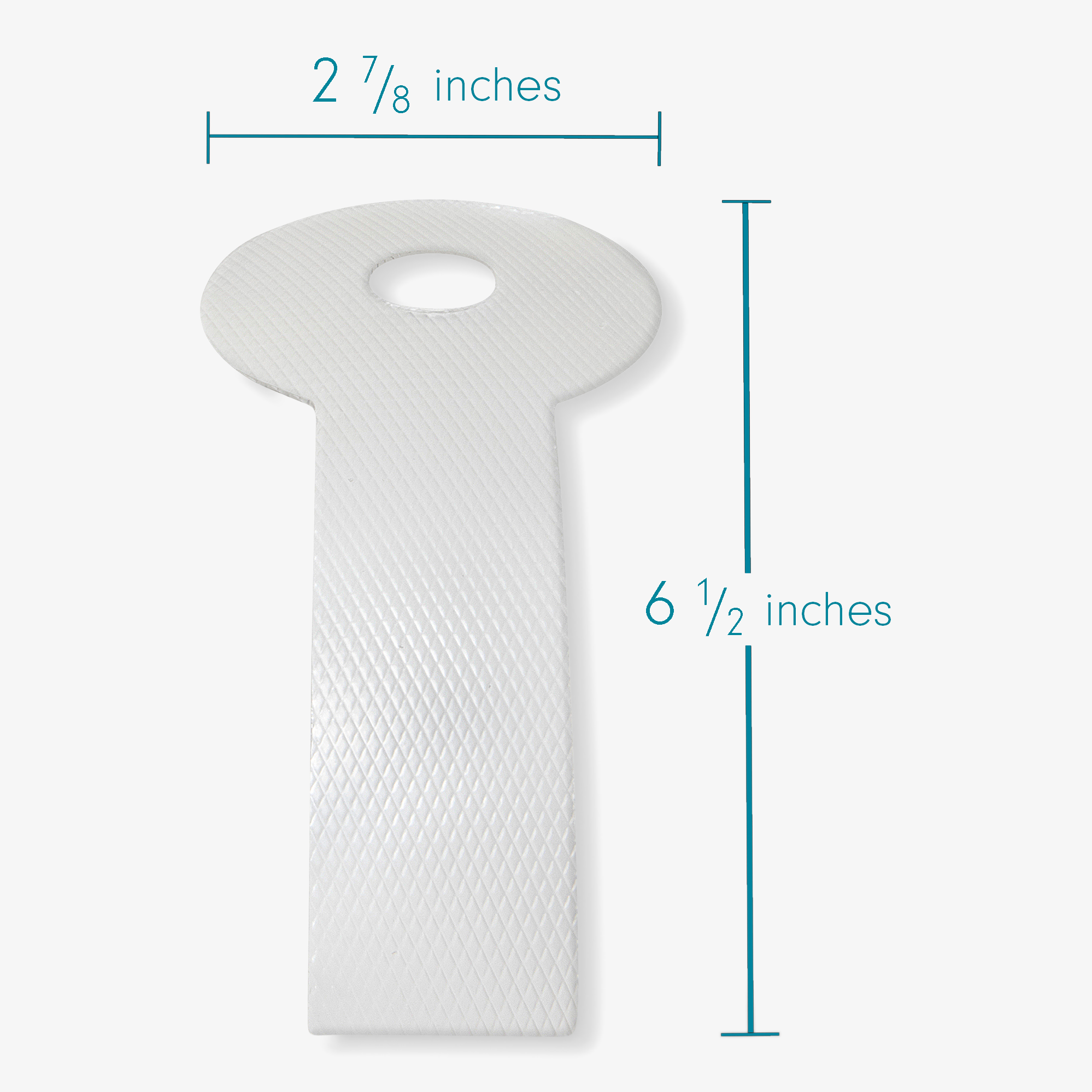 Advanced Medical-Grade Silicone Breast Lollypop Sheet showing dimension of product | clear