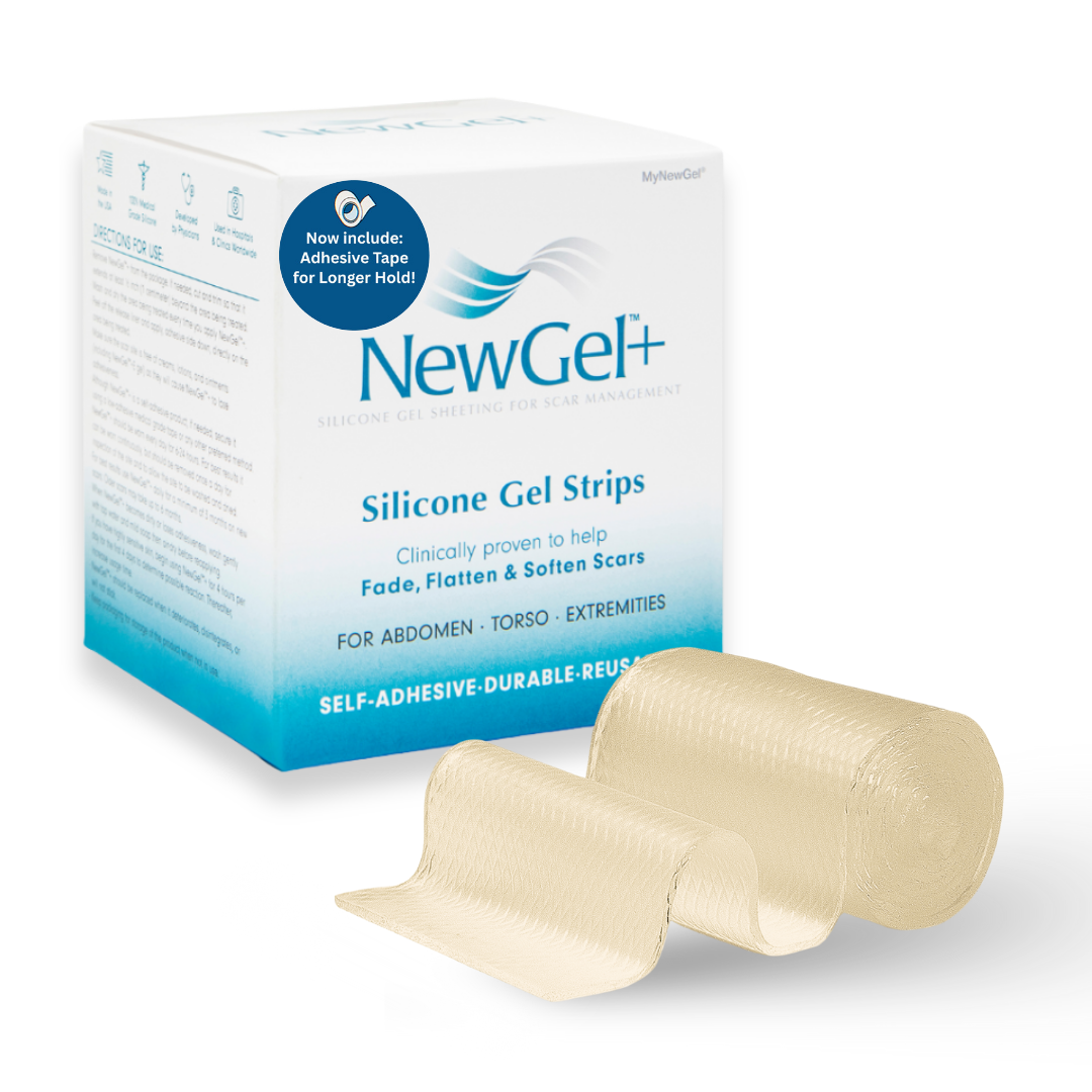 Advanced Medical-Grade Silicone 2" X 24" Strips - Now includes Adhesive Tape for Longer Hold!
