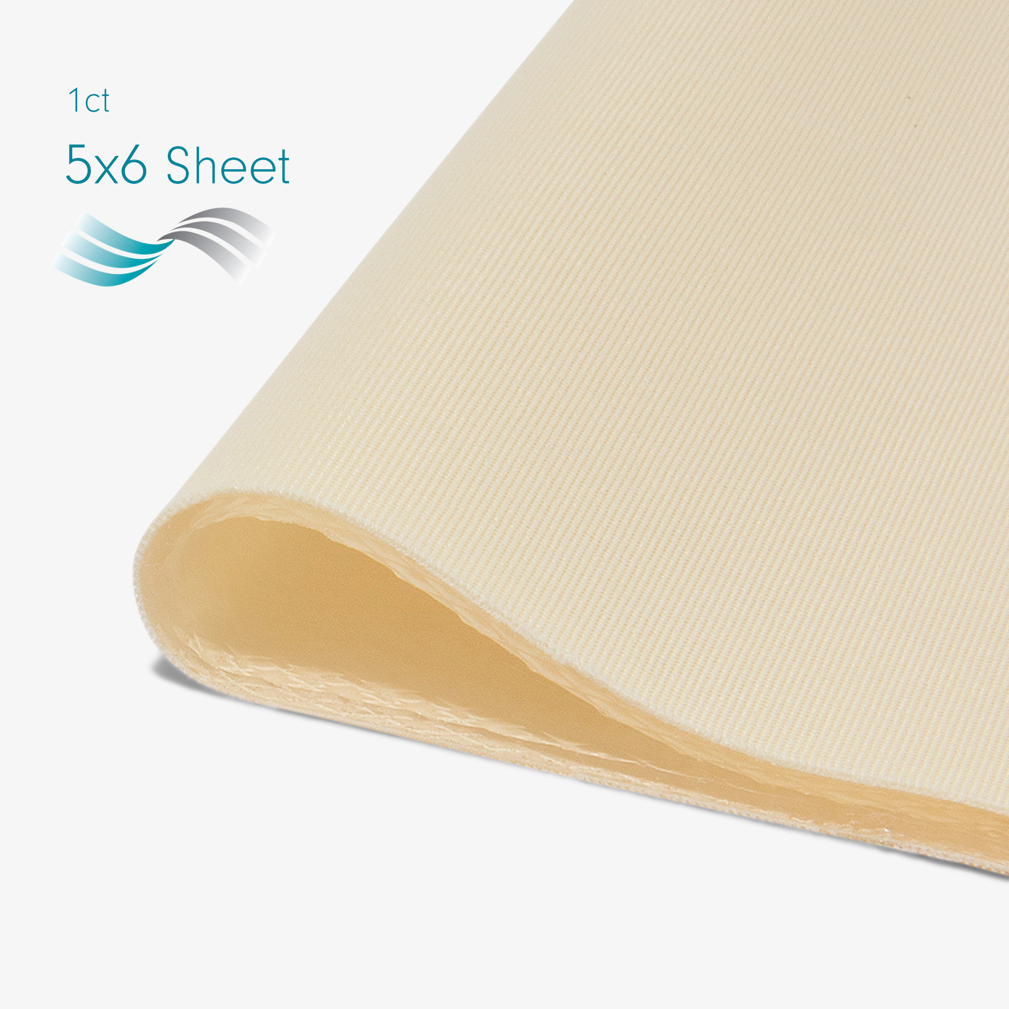 Advanced Medical-Grade Silicone Sheet 5" x 6" 1 count| beige
