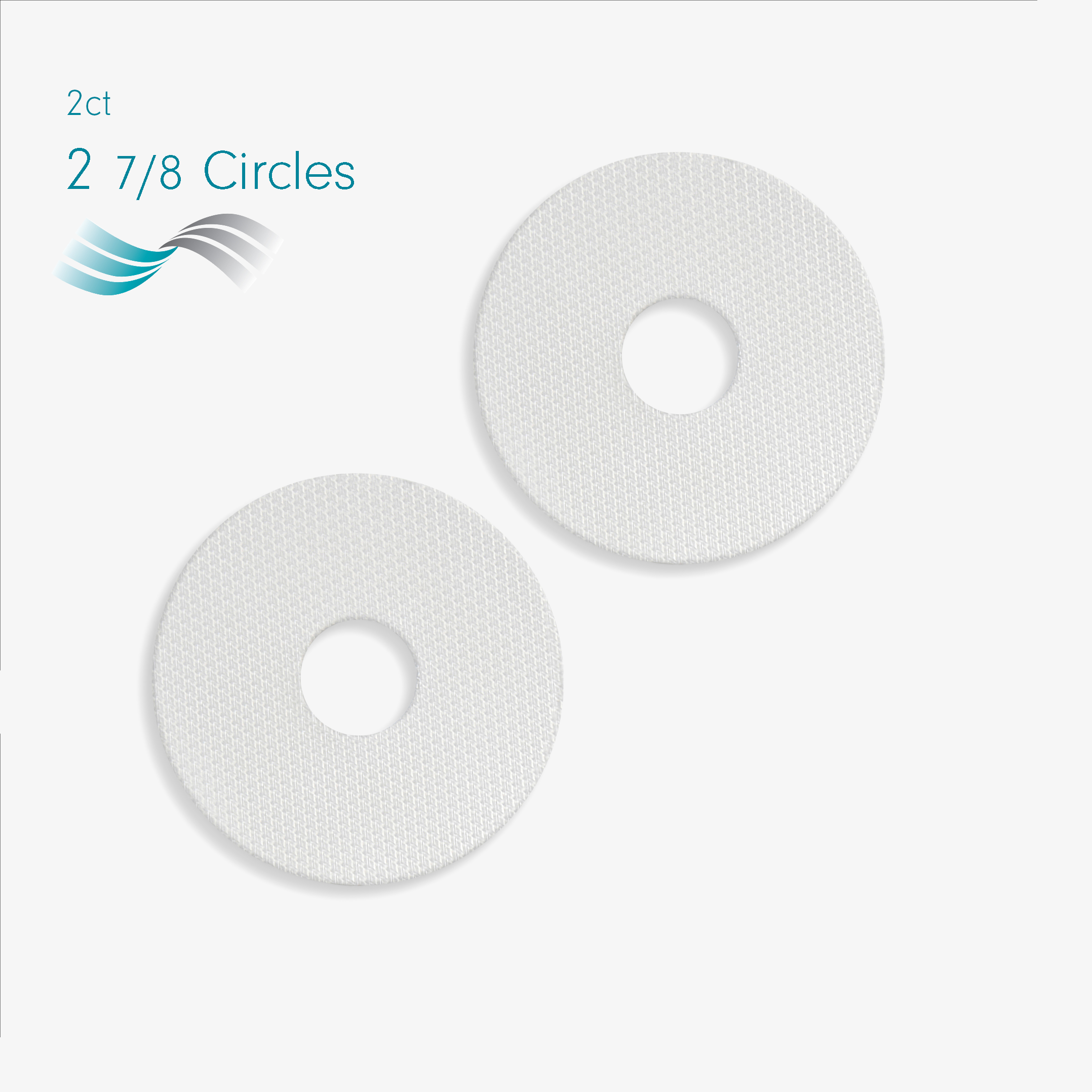 Advanced Medical-Grade Silicone Sheet Areola circles for breast scars | clear